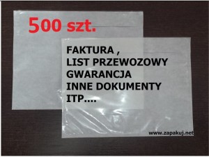 KOPERTY KURIERSKIE KANGURKI PRZYLGI C5 - 500 szt.