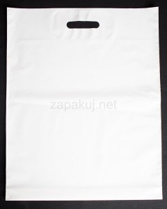 Torby foliowe 350 x 450mm z rączką 