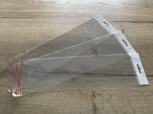 Torebki Foliowe z euro zawieszką  OPP 22x30+5cm +5 EZ  100szt